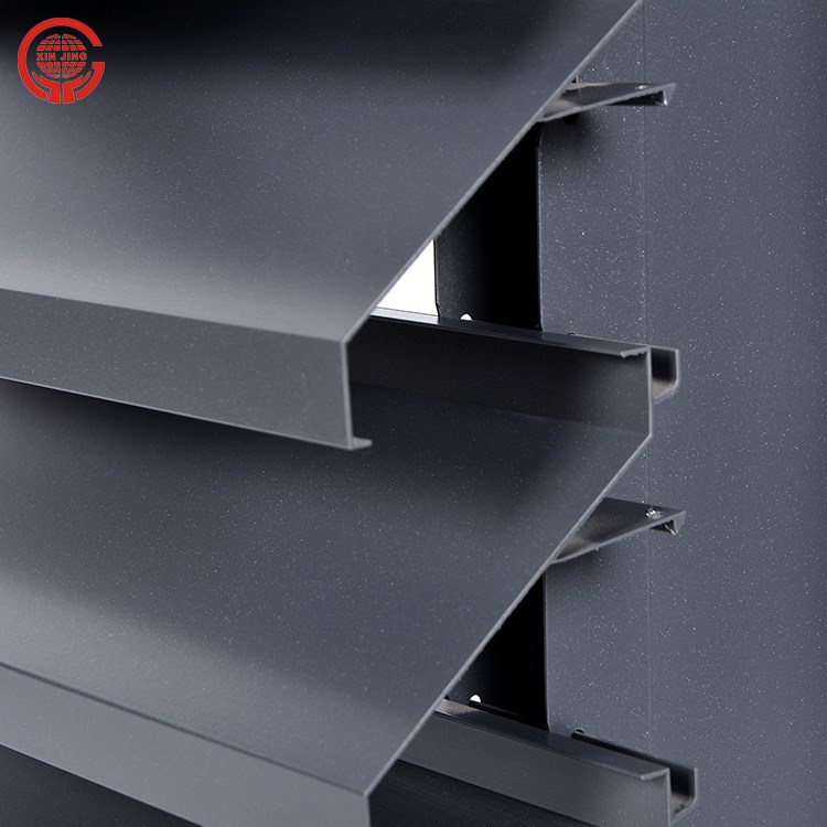 Application of aluminum fixed louver