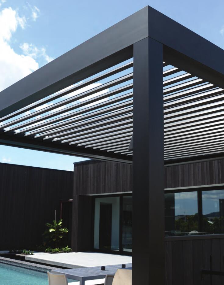 Howvin - Techo de persiana de aluminio impermeable para exteriores