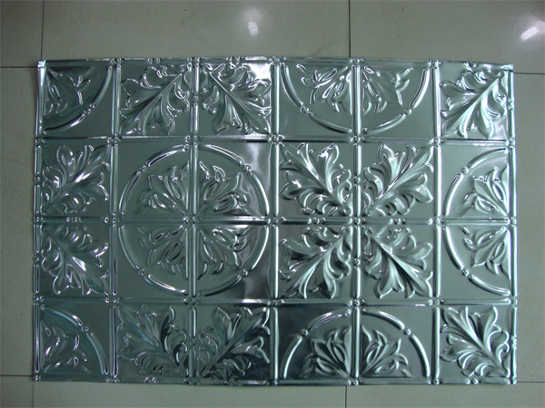 What is embossed pattern aluminum suspended ceiling materials
