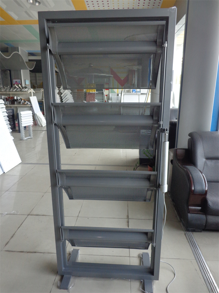 Aluminum alloy wing curtain combined sunshade industrial wall louvers