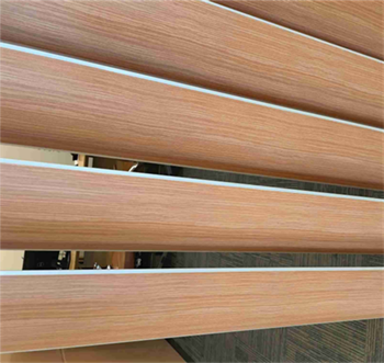 Indoor motorized louvres manual rotating shuttle aluminum louver for partition decoration