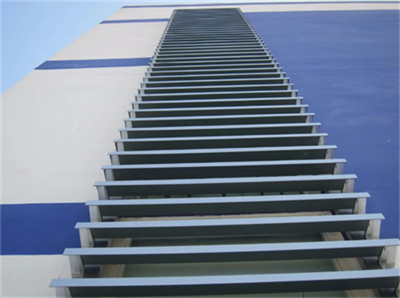 Introduction to aluminum alloy strip sunshade exterior louvered wall vent