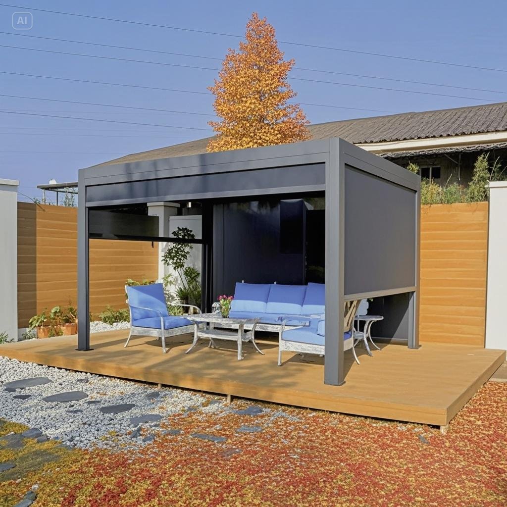​Eco-Friendly Allure of the Louvered Pergola: A Sustainable Outdoor Solution