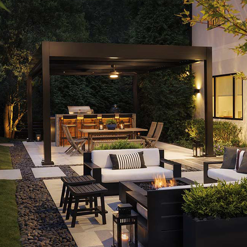 Pergola Aluminum Outdoor: A multifunctional shelter in modern courtyards