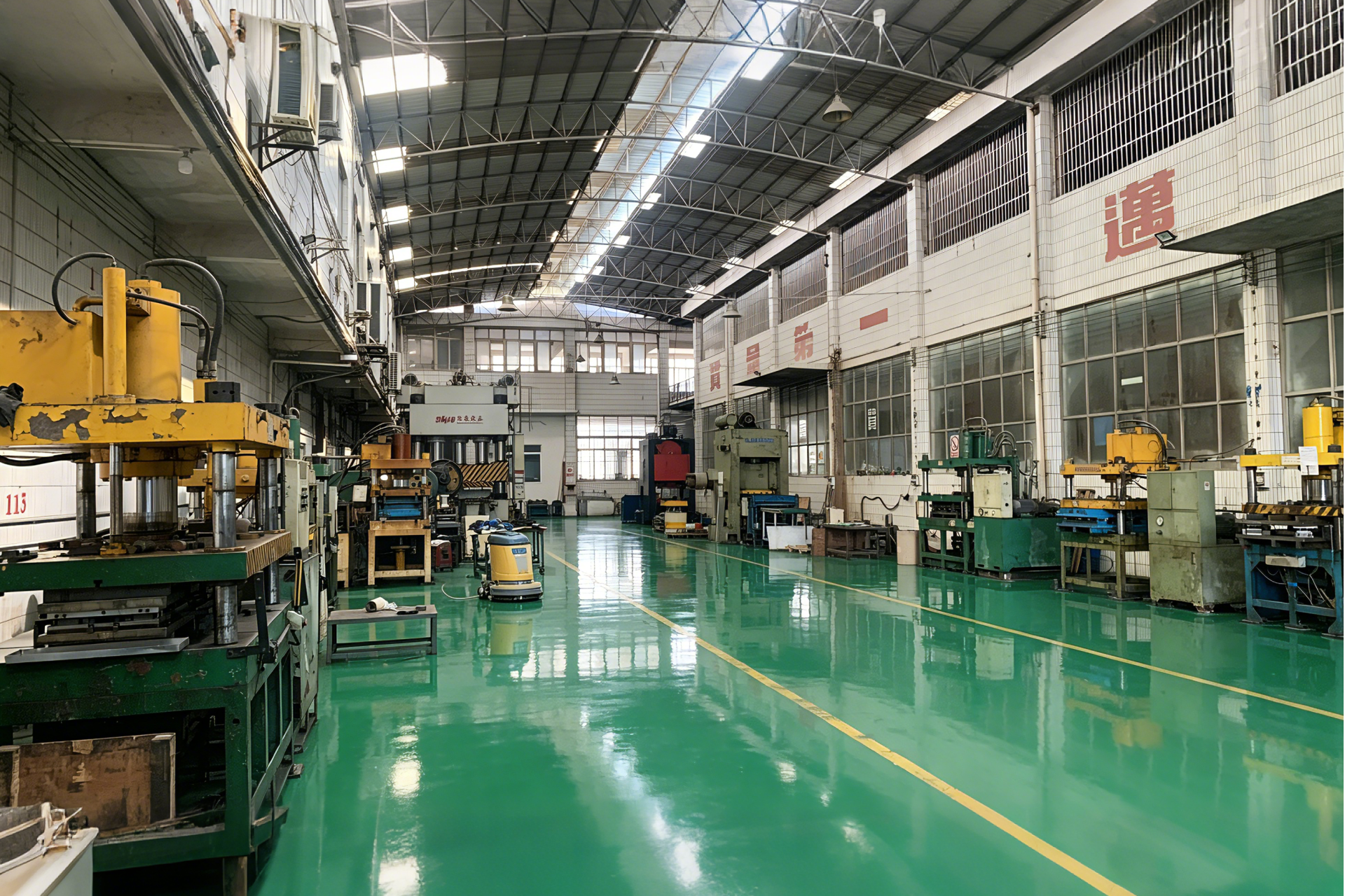 A corner of the workshop