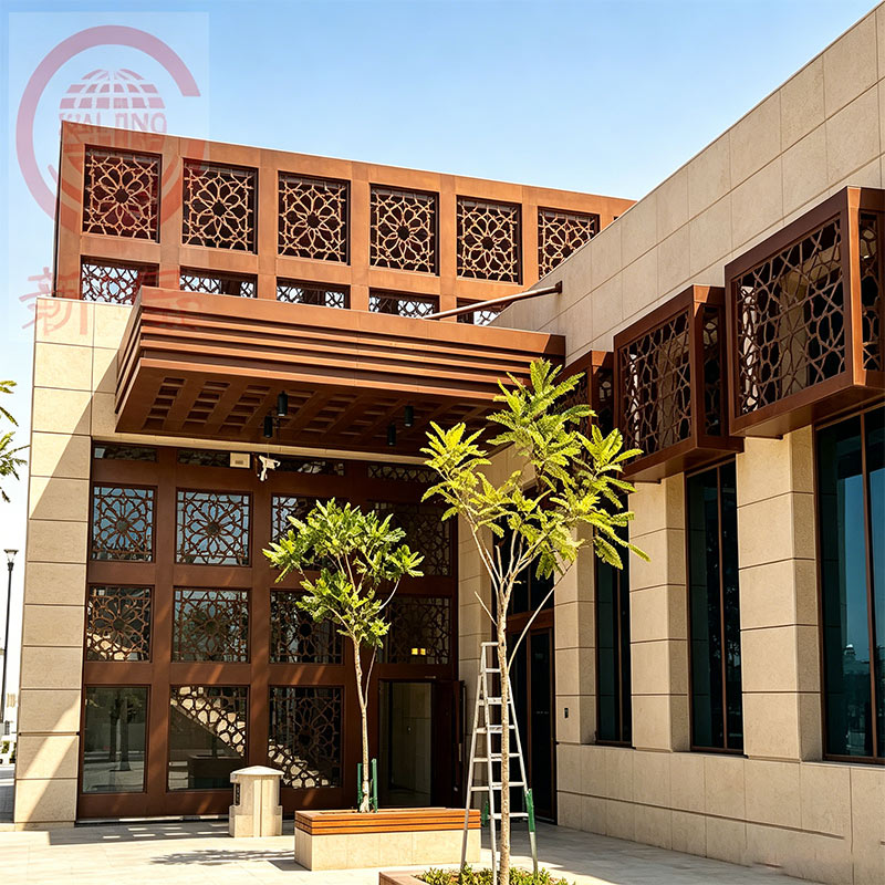1. Facade Aluminum Cladding Panels For Modern Commercial Architecture
