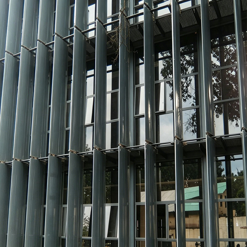 aluminum louvered shading