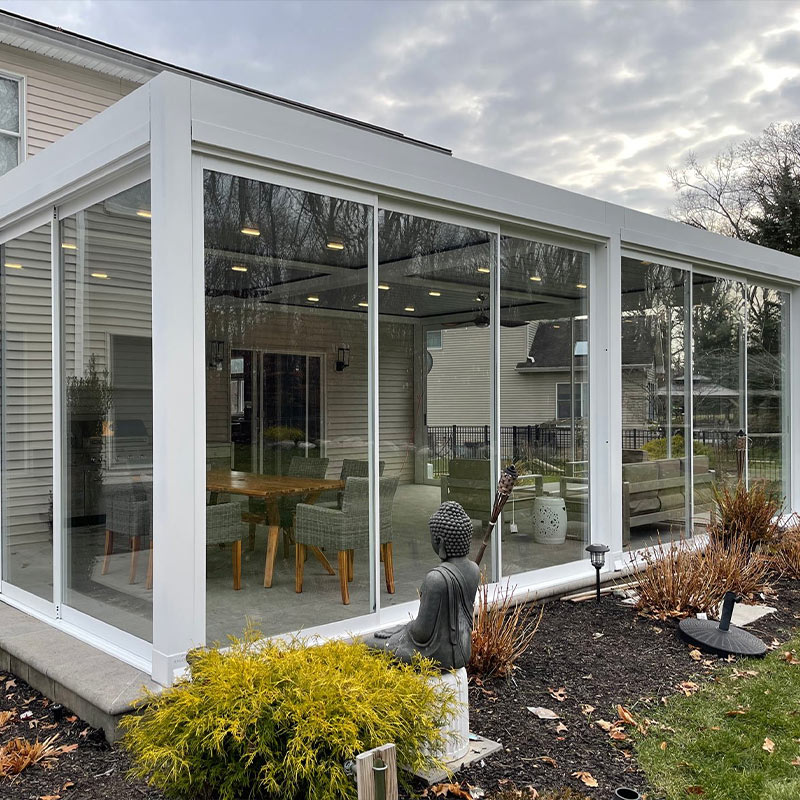 USA Luxury Villa Aluminum Louver Pergola project