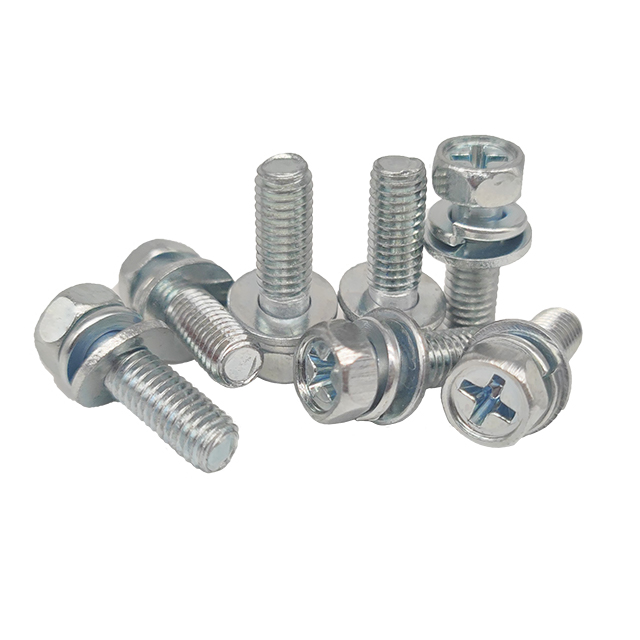 M5 Cross Recessed Outer Hexagonal Screw with Washer 108111132
