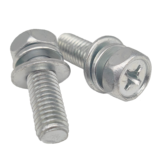 M8 Cross Recessed Outer Hexagonal Screw Assembly 1081111172