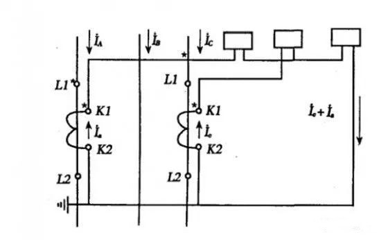 Four wiring methods of current transformer