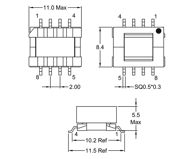 Surface-mounted resistor
