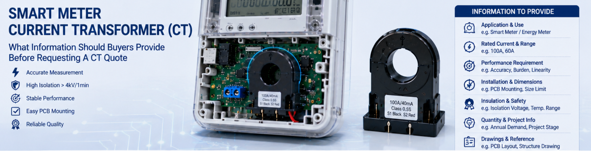 smart meter current transformer supplier