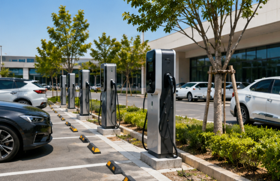 Post-Mounted EV Charging Station vs Wall-Mounted Charger: Which Is Better For Commercial Sites?