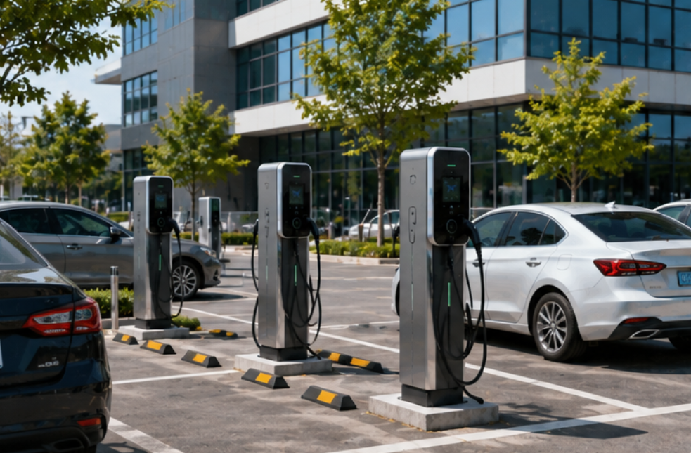 pedestal EV charging station supplier