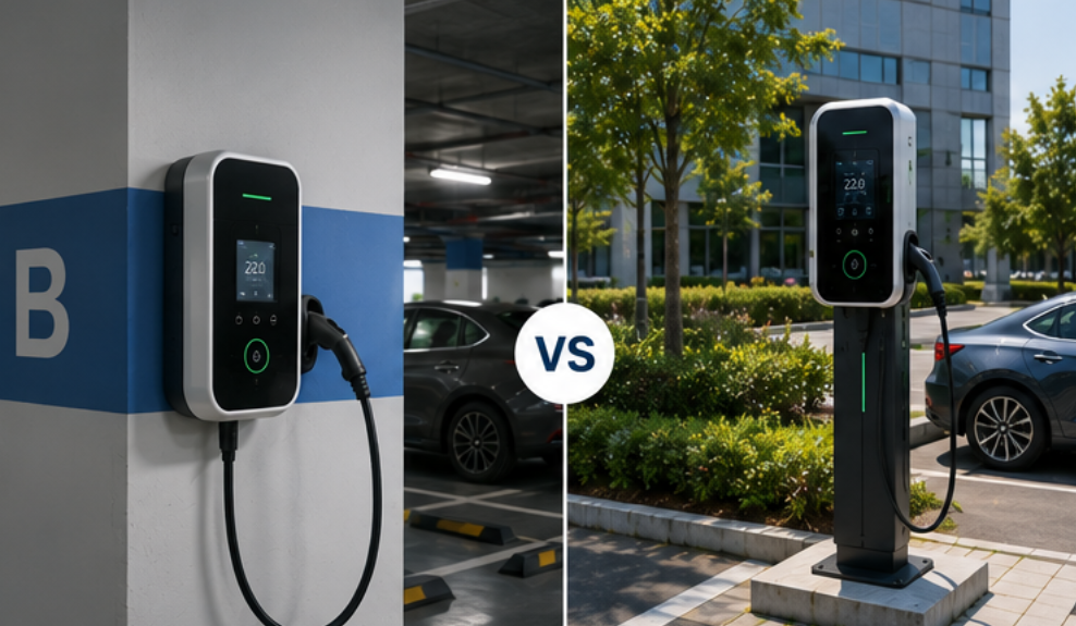 Wall Mounted And Pedestal EV Charger Component Selection Guide