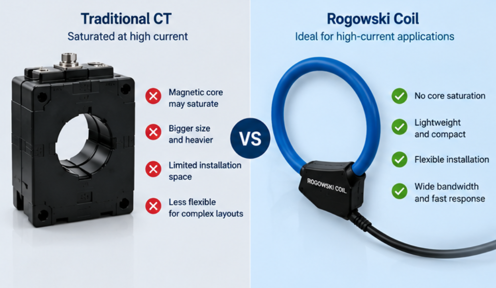 Rogowski Coils for High-Current Monitoring: Where Flexible Current Sensing Provides the Biggest Advantages