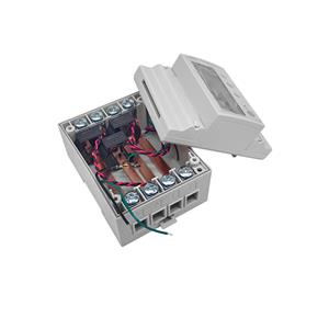 Carcasa compacta para contador de carril DIN, 3 polos, 80 A, 1072500801