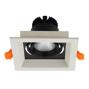 LED 1 * 15W Einkopf-Einbaugitterlicht