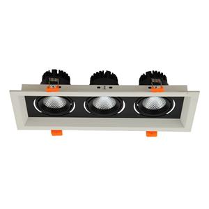LED 3 * 15W Einbauleuchte mit drei K?pfen