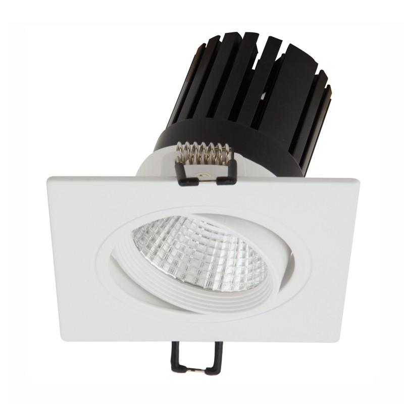 LED Tipo Cabe?a 7W 10W 15W Tipo Recessed Grille Light