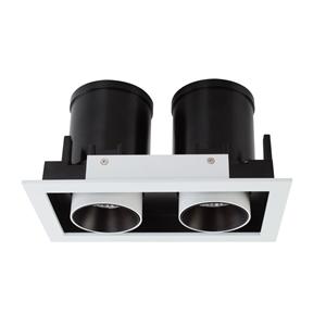 LED 2 * 12W Square Twin 2head elastische flexible Deckenleuchte
