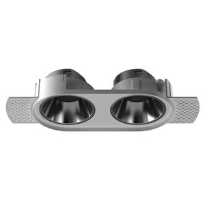 2head verstellbare randlose Leuchte GU10 MR16 Leuchte