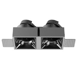 2head randlose Leuchte GU10 MR16 Leuchte Lochgr??e 163*82mm Wei?
