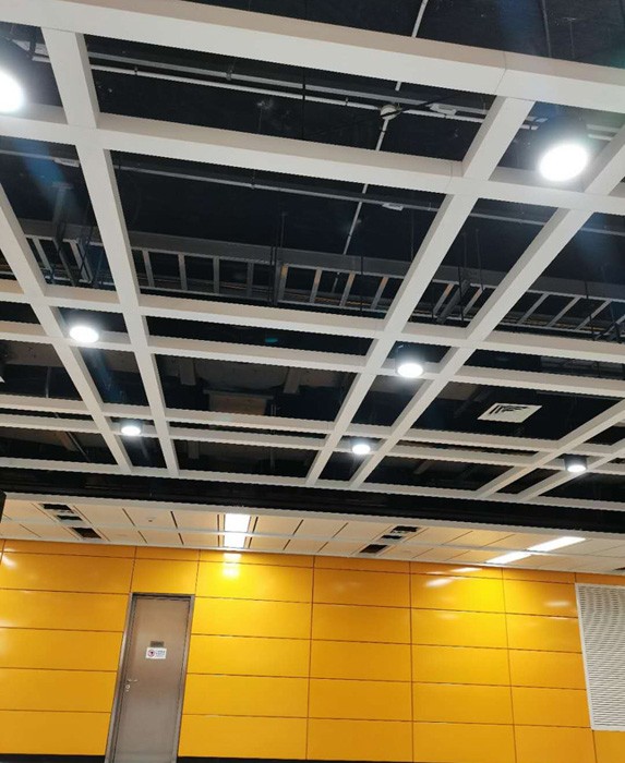 LED product used in a new metro station project.