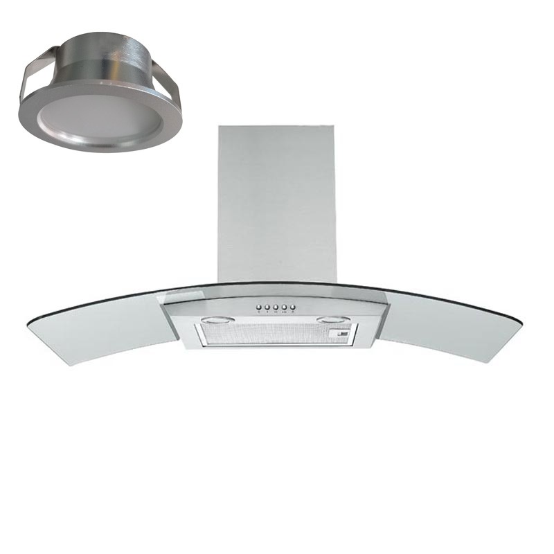 Новый светодиодный светильник для кухонной вытяжки с частным дизайном 3 Вт Мебельный светильник для шкафа диаметром 55 мм Светодиодный светильник