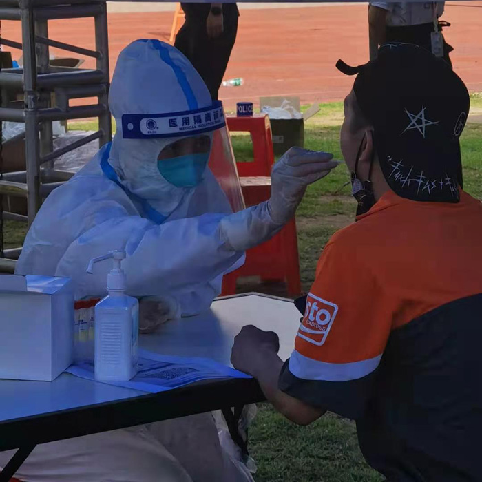 Chinesische Macht, chinesische Geschwindigkeit zum COVID