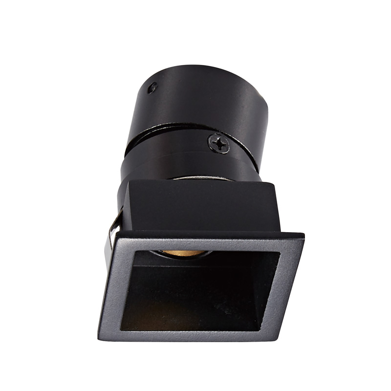 Neue fertige quadratische verstellbare Minileuchte Mini Deckenstrahler Mini Downlight 30x30mm 40x40mm 50x50mm 3W 5W 7W