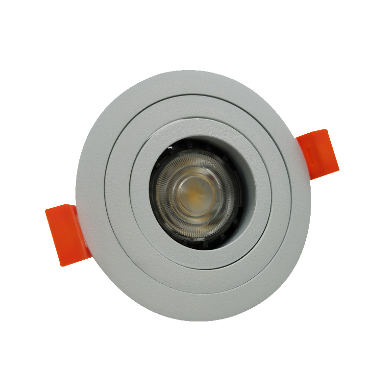 Adjustable Recessed LED Downlight Fitting for Module MR16 GU10 Ceiling Frame Adjustable Led Spot Light Fixture for bulb