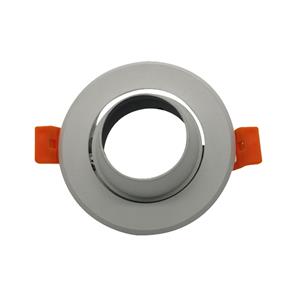 Einstellbar Rund/Oval/Halbkreis Einbau-Downlight-Geh?use MR16 GU10 Spot-Leuchte Decken-Downlight des Lampenmoduls für Schlafzimmer Badezimmer