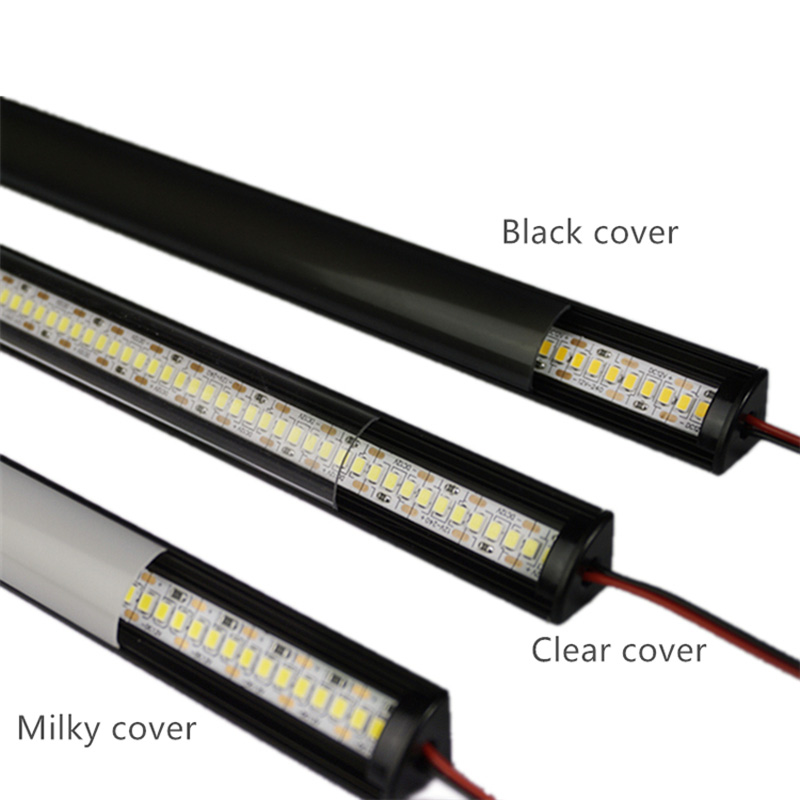 Lampu Kabinet Penjuru Aluminium Bentuk V 16*16mm Jalur Linear Lampu LED Bar Perabot Lampu almari pakaian