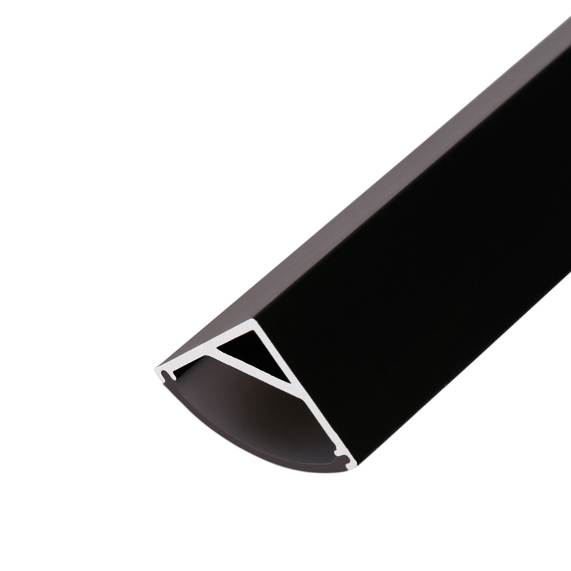 16*16mm V forme en aluminium armoire d'angle lampe linéaire bande LED barre lumineuse meubles garde-robe lumière