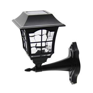 Outdoor Solar Wandlaterne Lampe Wandleuchte Solarleuchte mit Wandhalterungssatz Balkonlampe Gartenlicht