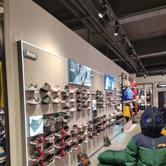 Die beste Wahl ist, Kr?fte zu bündeln-Schuhladen-Dekoration