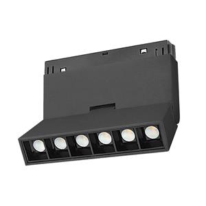 6W 12W LED-Decken-kommerzielles lineares magnetisches Schienen-Licht-magnetisches Schienen-Gitter-Flut-Licht