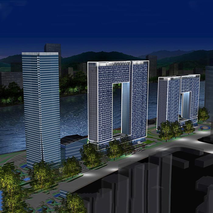 Lighting planning and design of Guangzhou Window 100 Building