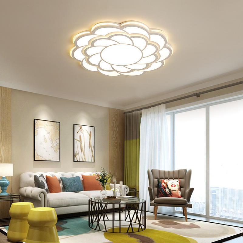 Hotel Bedroom Living Room Indoor Light Decoration Surface Mounted Round Modern LED Ceiling Lamp House Dimmable Ceiling Light