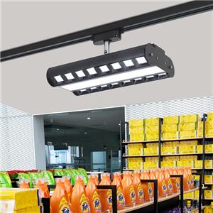 Langlada: Shop und Suppermarket Blendfreier LED 60W verstellbarer Kühlergrill Lampenschiene linearer Strahler