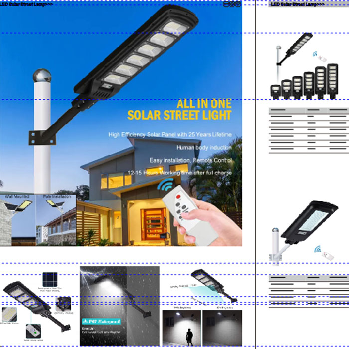 Langlada LED-Solarlampen-Katalog