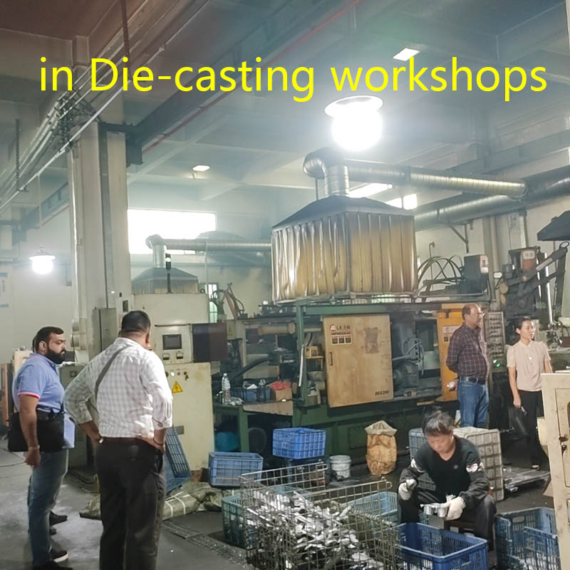 Customers factory visit in Langlada lighting die-casting workshops.jpg