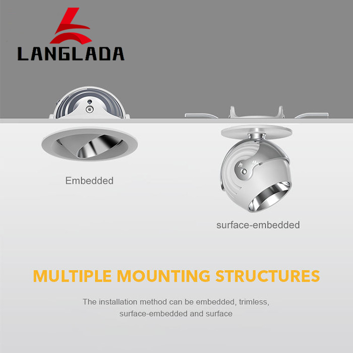 راحة مقلة العين انحراف راحة أسفل الإضاءة 12W-لانجلادا