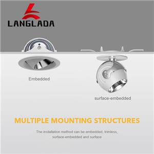 Recessed Gimbal Eyeball Recessed Down lighting 12W-Langlada