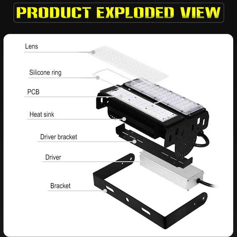 outdoor IP65 led modular tunnel flood light