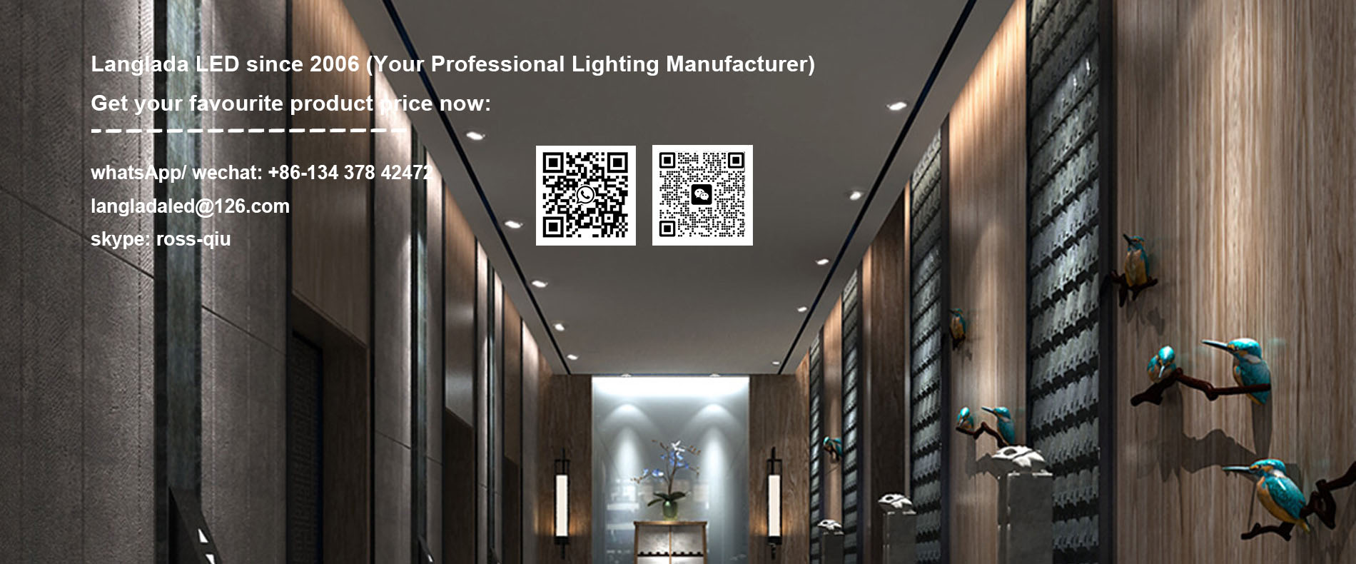 Langlada LED factory exhibition HK International lighitng fair October 27-30