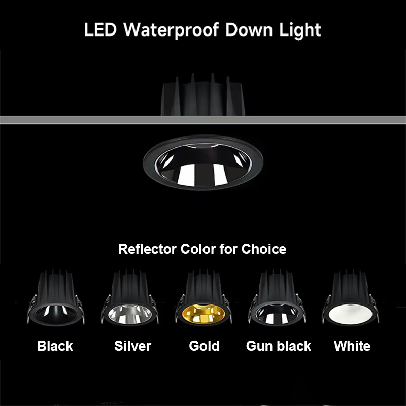 IP65 Multiple 15W60W Tri-CCT Downlight