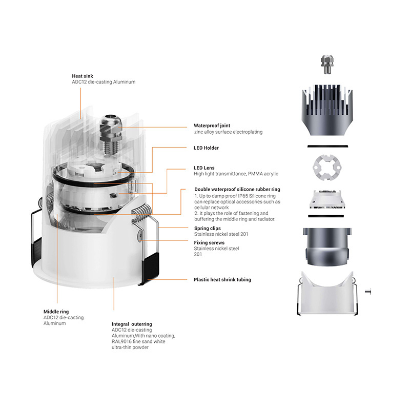 LED 15W 24W 35W Downlight
